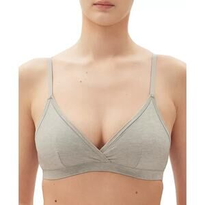 GAP GapBody Women's Breathe Full Coverage Bralette GPW00153 Large Gray